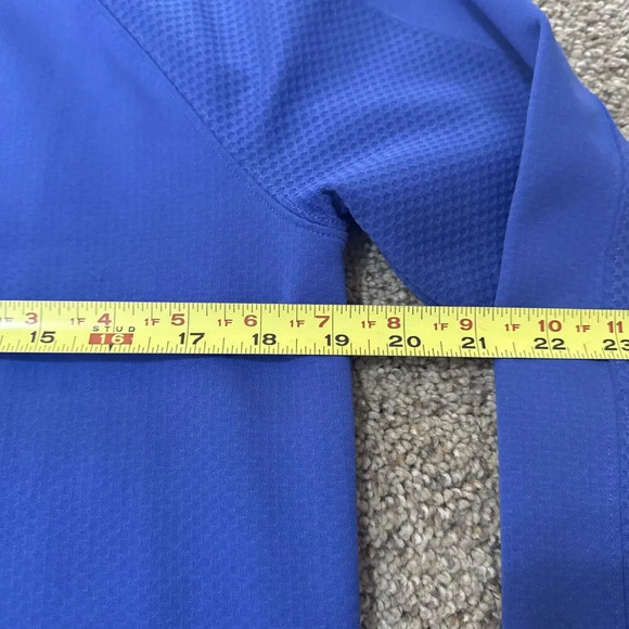 Lands' End Outfitters Long Sleeve Blue S Active 1/4 Zip Thermal Outdoor Running - Picture 8 of 11